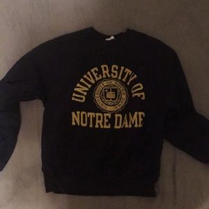 Notre Dame sweatshirt